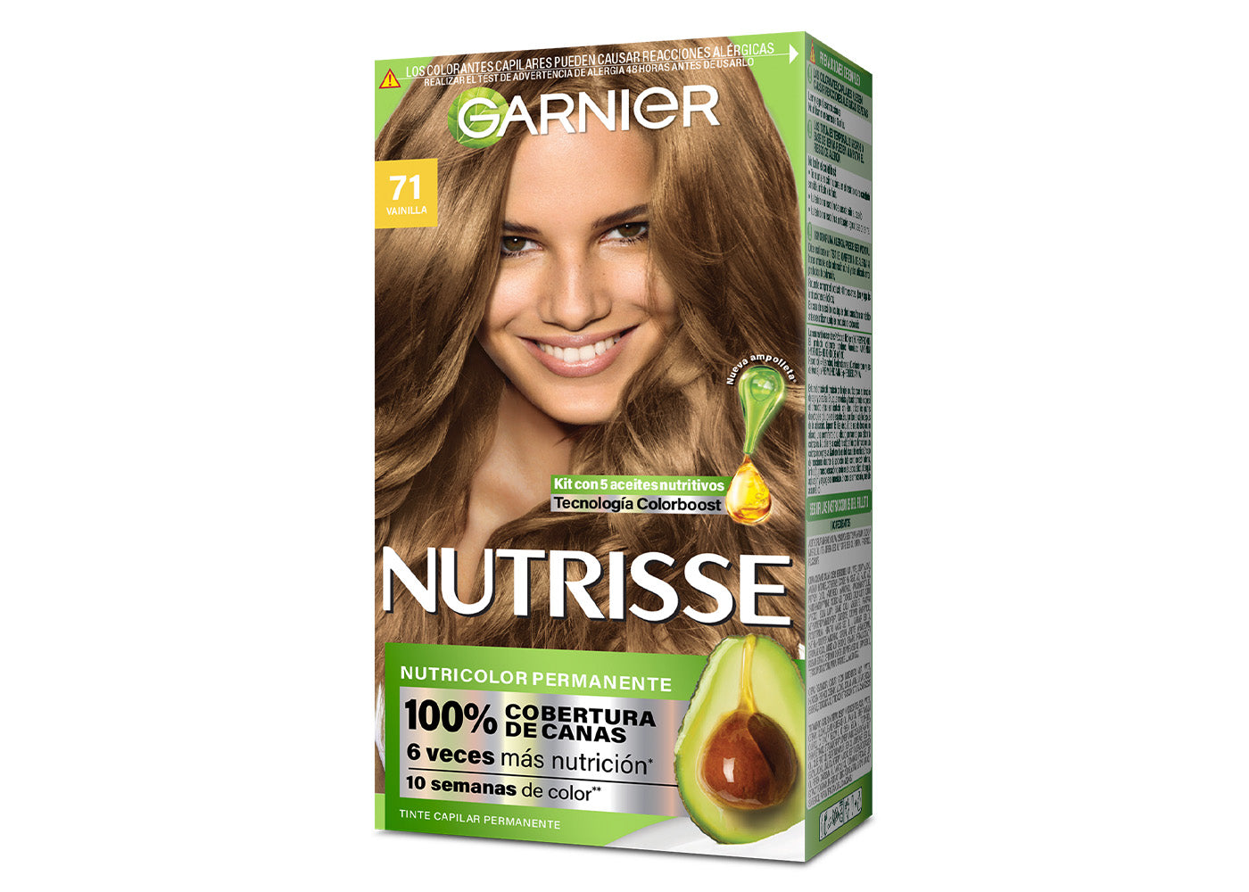 Tinte color 71 Vainilla Nutrisse Regular